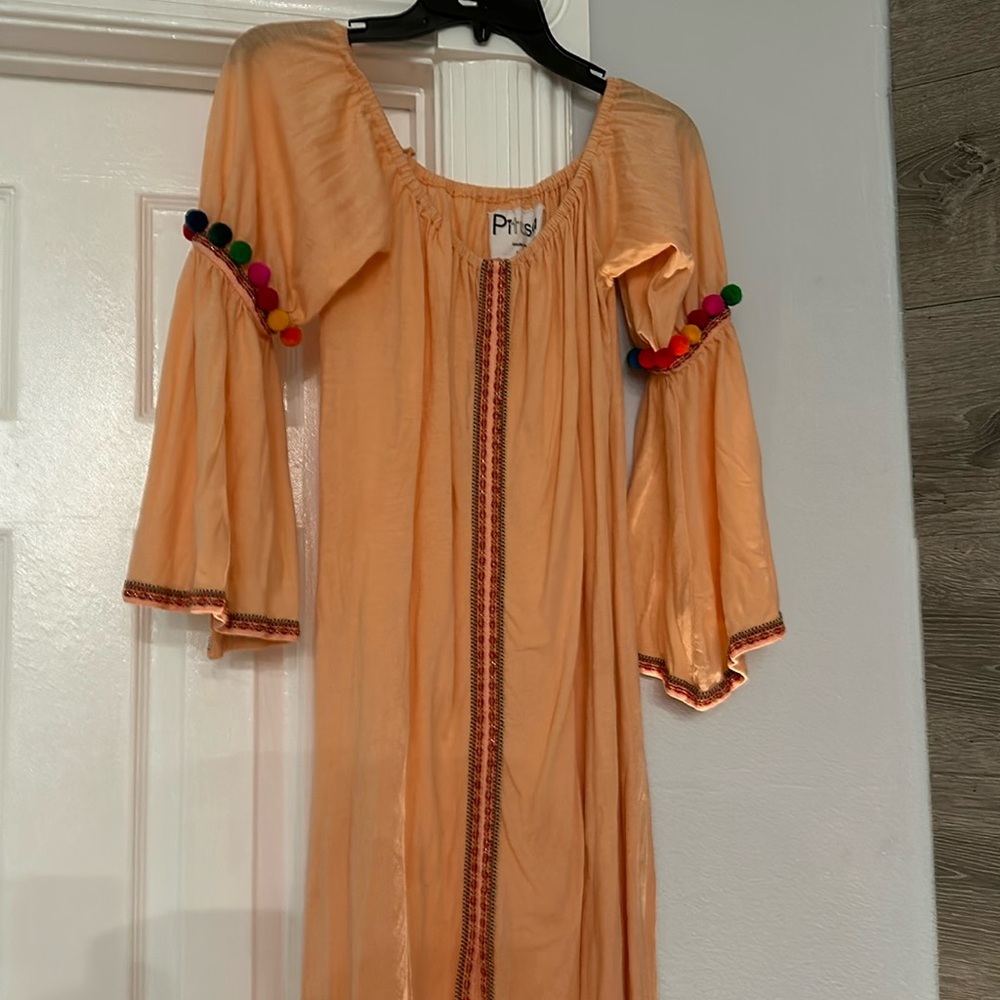 Pitusa caftan-sustainable cotton maxi from Peru